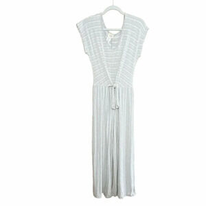 ANTHROPOLOGIE Caution To The Wind Soft Jumpsuit Gray Size Medium M